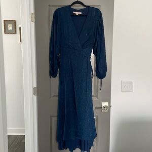 Hutch Anthropologie Long Navy Dress